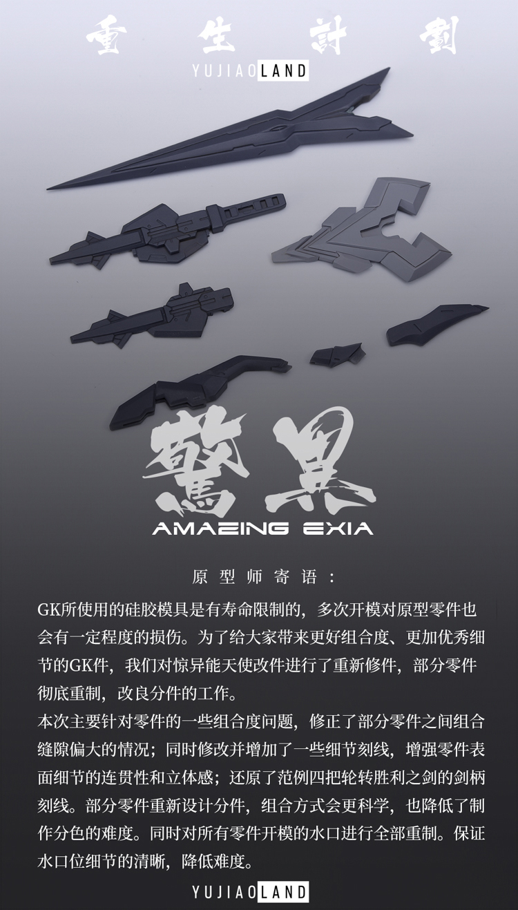 MGGK amazing exia gundam ver.yujiaoland