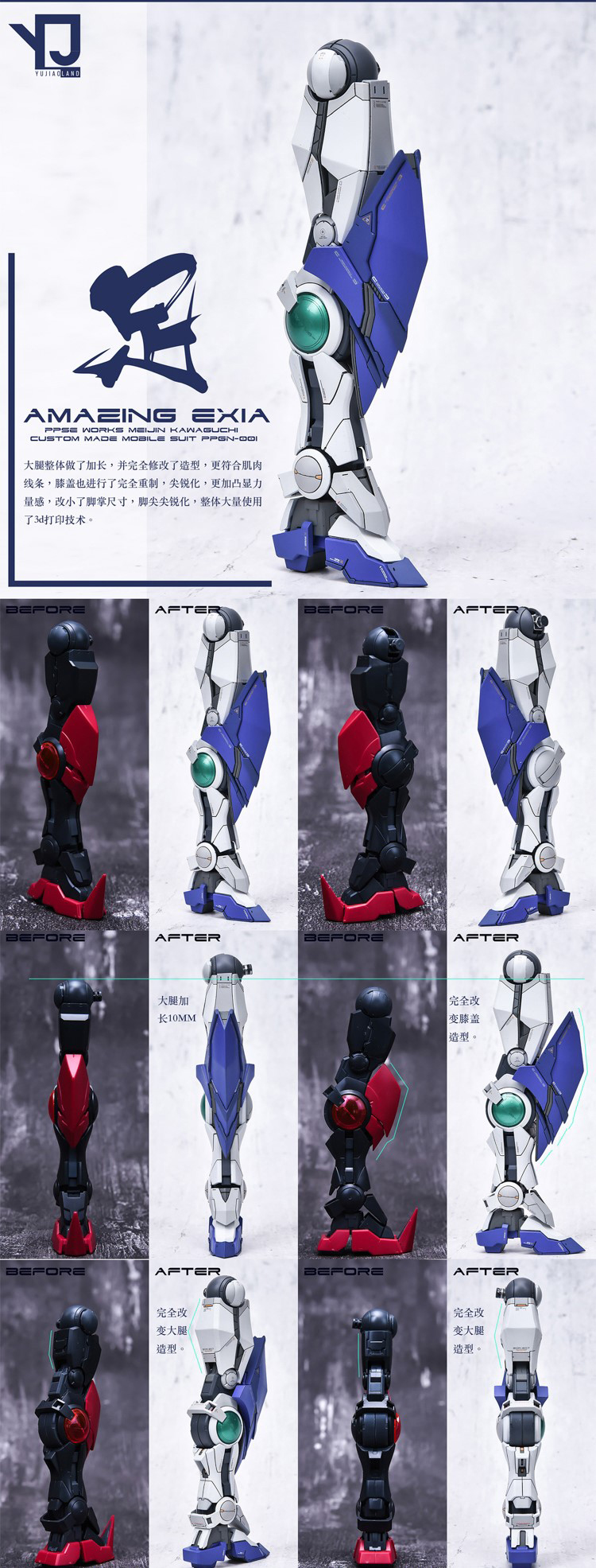 MGGK amazing exia gundam ver.yujiaoland